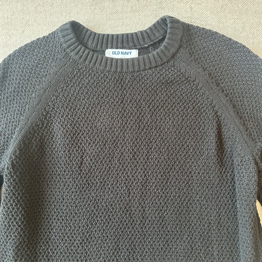 Old Navy textured knit tunic sweater, crew neck‎ and raglan sleeves XS - Picture 3 of 6